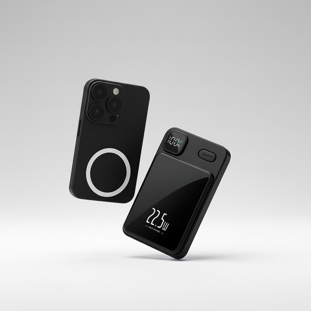 Gadgetryo PowerSnap - Magnetic Wireless Power Bank (22.5W Fast Charge)