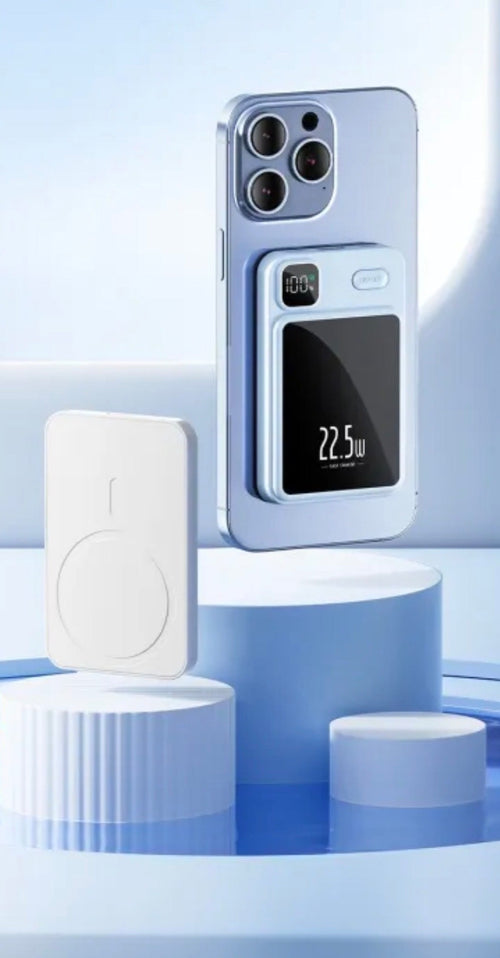 Gadgetryo PowerSnap - Magnetic Wireless Power Bank (22.5W Fast Charge)