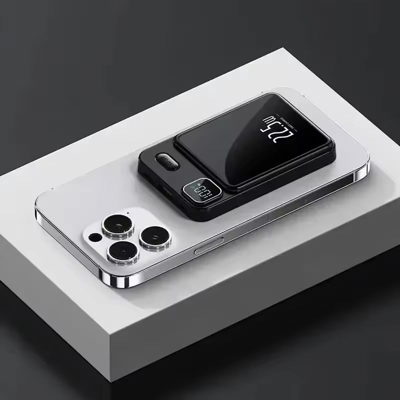 Gadgetryo PowerSnap - Magnetic Wireless Power Bank (22.5W Fast Charge)