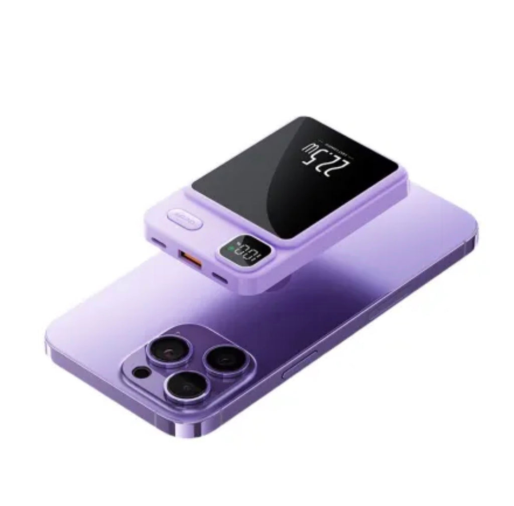 Gadgetryo PowerSnap - Magnetic Wireless Power Bank (22.5W Fast Charge)